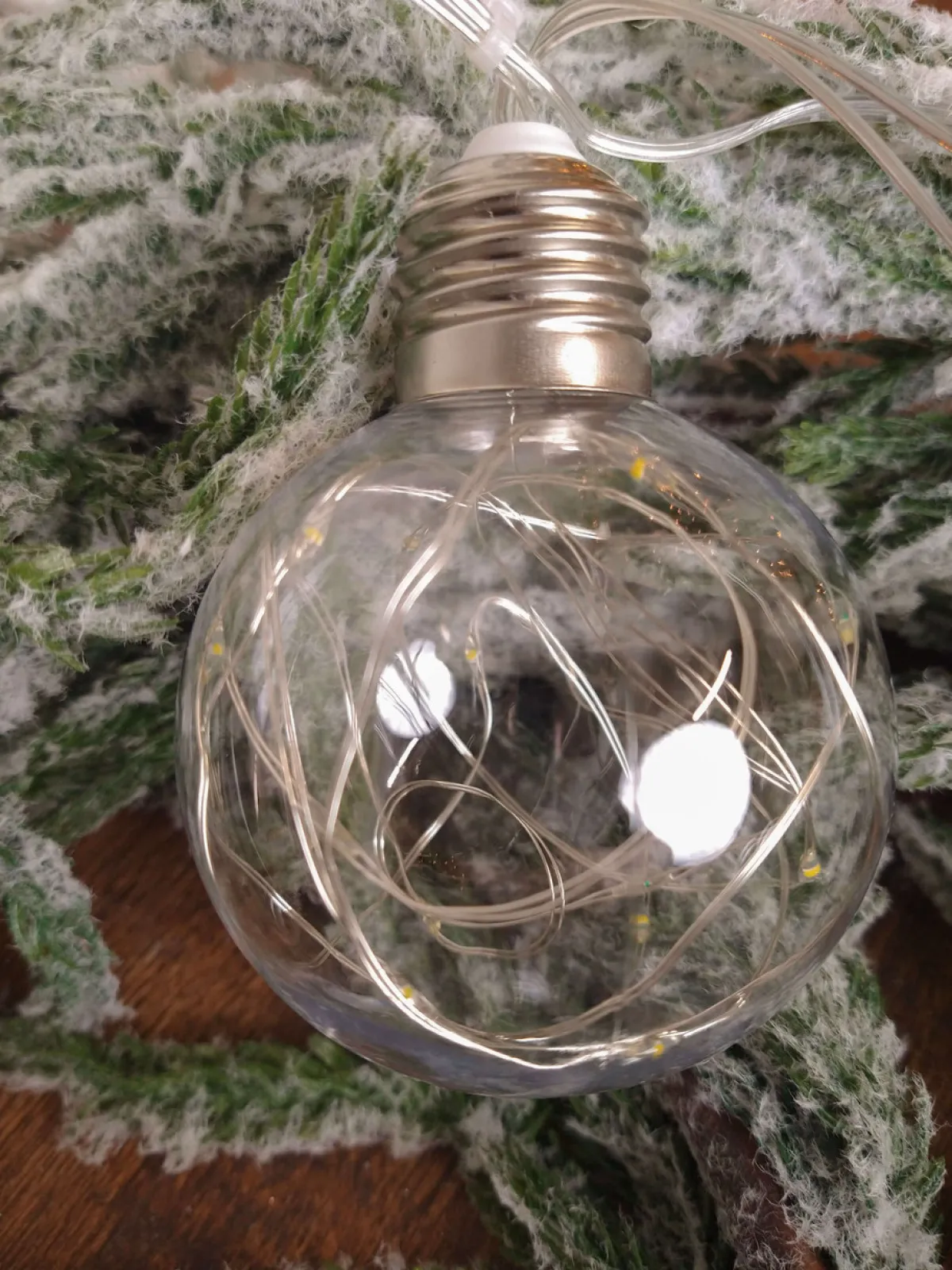 Decorator's Warehouse Orb Lights|Indoor Lighting^LED String Lights With Clear Balls - 3" Orbs