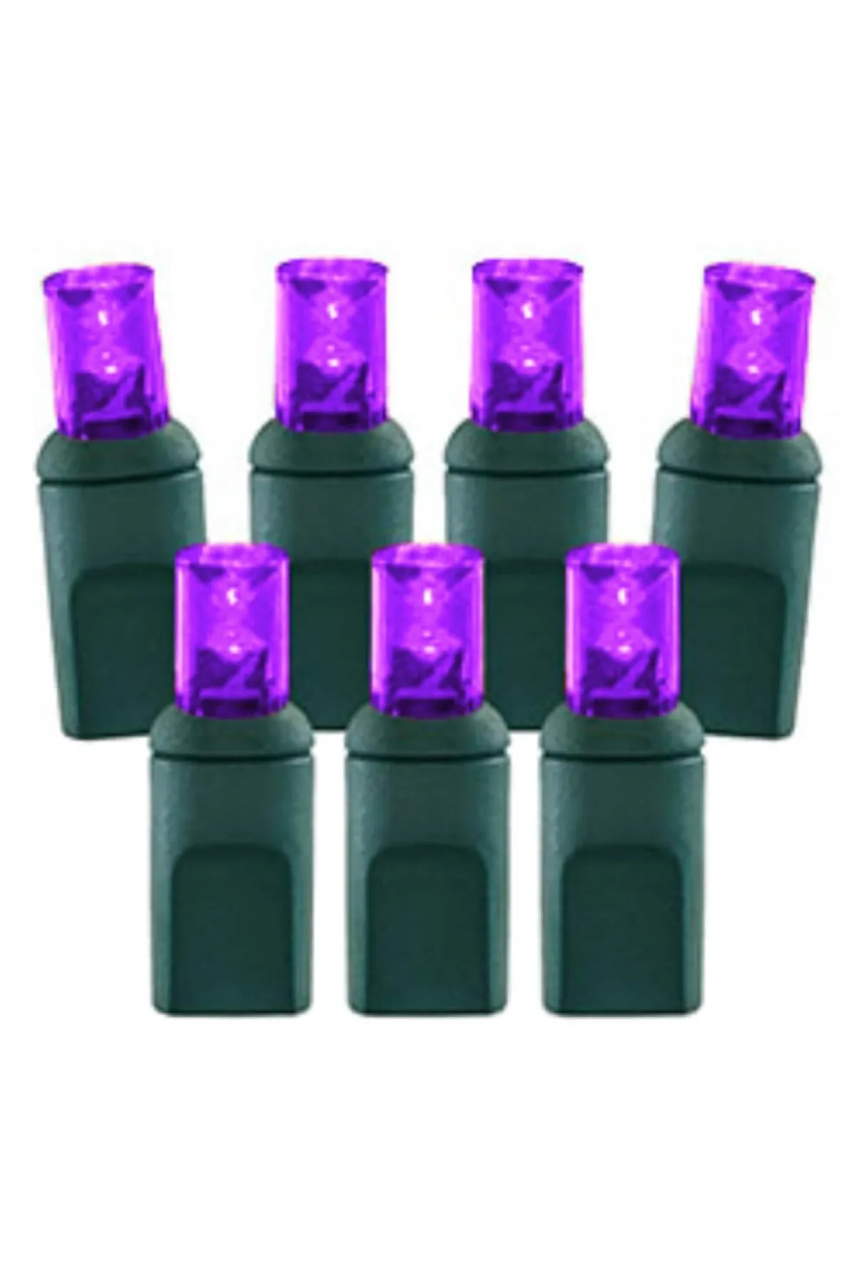Decorator's Warehouse Light Strands|Outdoor Lighting^5mm Purple - 70L 23.7' 4" Spacing