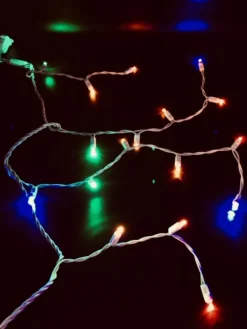 Decorator's Warehouse Light Strands|Outdoor Lighting^5MM Icicle Lights - Multi
