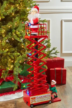 Decorator's Warehouse Christmas Accents^Mr. Christmas Santa's Lift
