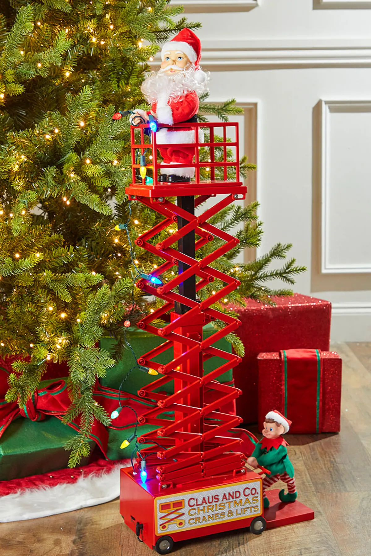 Decorator's Warehouse Christmas Accents^Mr. Christmas Santa's Lift