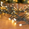 Decorator's Warehouse Light Strands|Outdoor Lighting^Platinum Elite Cluster Lights - 760L Warm White