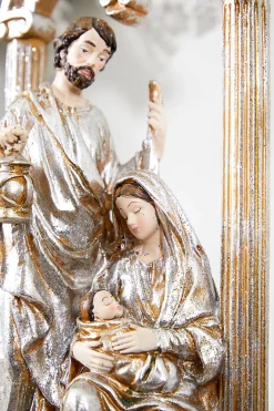 Decorator's Warehouse Christmas Accents^23"Resin Cathedral Holy Family