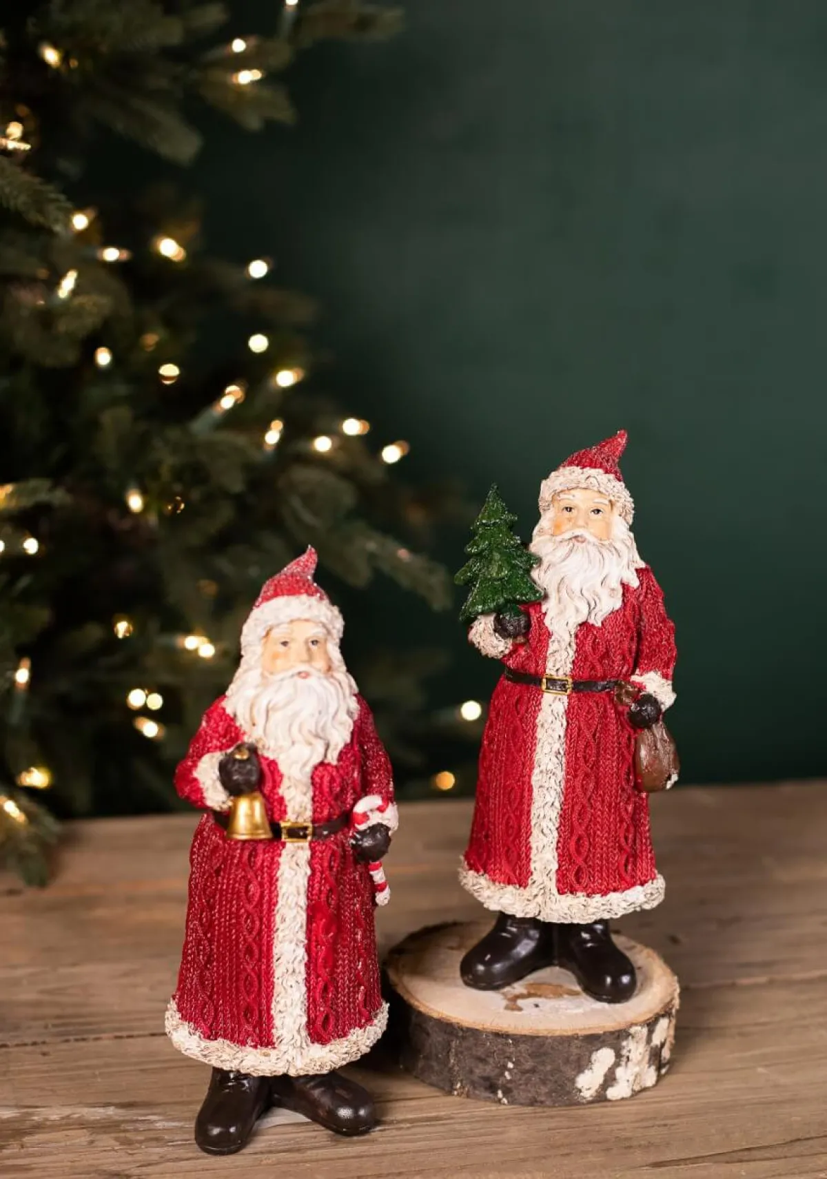 Decorator's Warehouse Christmas Accents^Resin Nostalgia Santa Figurine