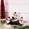 Decorator's Warehouse Christmas Accents^Resin Playing Jolly Snowman