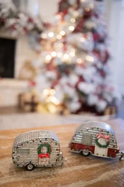 Decorator's Warehouse Christmas Accents^Retro Travel Trailer