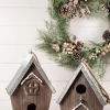 Decorator's Warehouse Christmas Accents^Wood Galvanized Metal Birdhouse